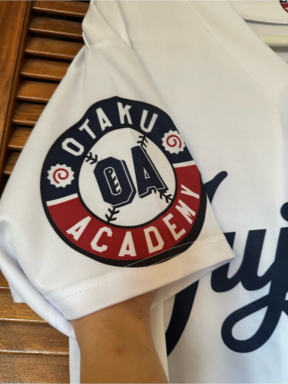 Otaku Academy Jujutsu Kaisen Anime Yuji Itadori Baseball Jersey size medium - Picture 5 of 8